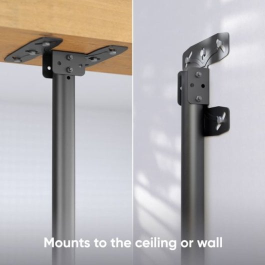 Onkron N2L-BLK Supporto Telescopico da Soffitto/Parete per TV 32"-70" VESA 600x400 68Kg