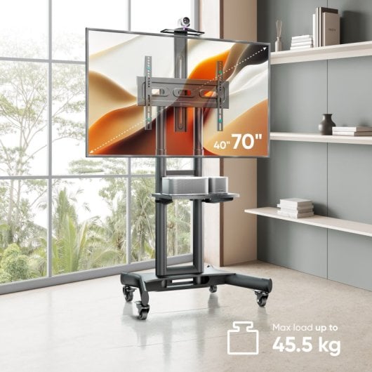Onkron TS1551 Porta TV con Ruote 40"-70" VESA 600x400 Max 45.5Kg