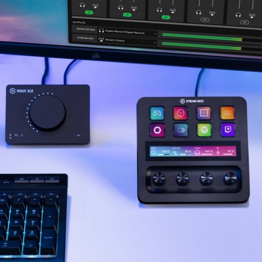 Elgato Stream Deck + Controlador de Estudio Negro