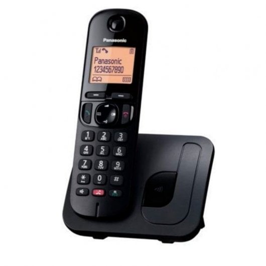 Panasonic KX-TGC250SPW Teléfono Inalámbrico Negro