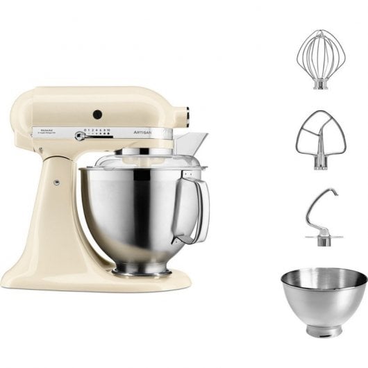 Robot da cucina KitchenAid 5KSM185 PS EAC 4,8L 300W color crema