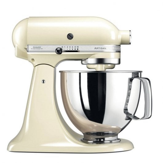 Robot da cucina KitchenAid 5KSM125 EAC da 4,8 l e 300 W color crema