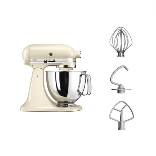 Robot da cucina KitchenAid 5KSM125 EAC da 4,8 l e 300 W color crema