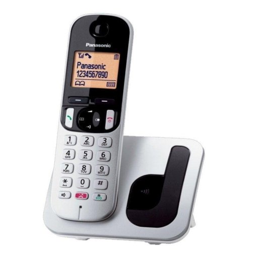 Teléfono Inalámbrico Panasonic KX-TGC250DECT Plata
