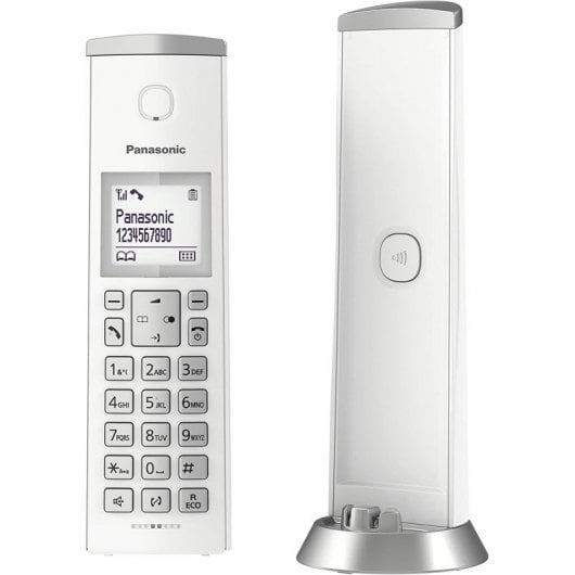 Panasonic KX-TGK212SPW Duo Teléfonos Inalámbricos Blancos