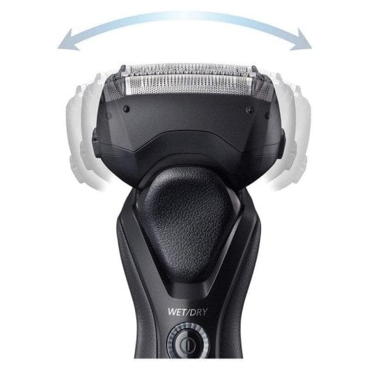 Rasoio Elettrico Viso Panasonic ES-RT37-K503 Senza Filo 54min Funzionamento a Umido 3 Lame