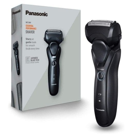 Rasoio Elettrico Viso Panasonic ES-RT37-K503 Senza Filo 54min Funzionamento a Umido 3 Lame