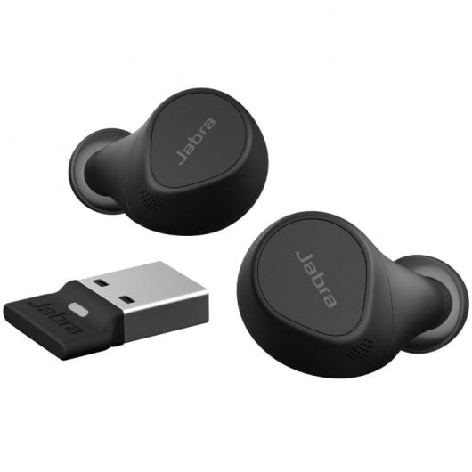 Jabra Evolve2 Buds USB-A UC Auriculares Bluetooth Pretos