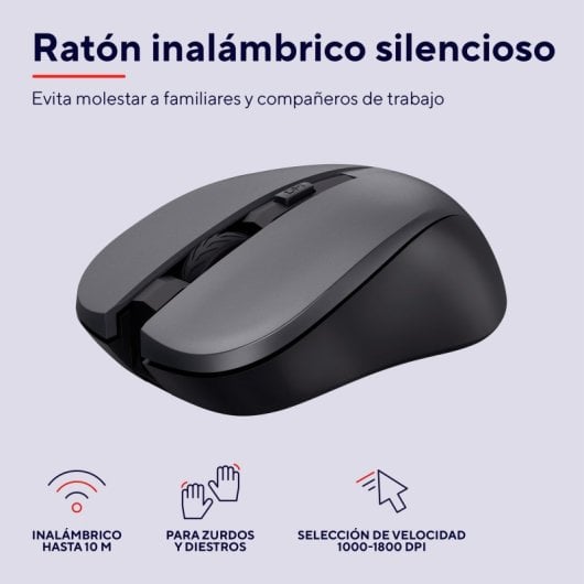 Trust Trezo Combo Teclado Inalámbrico + Ratón Negro