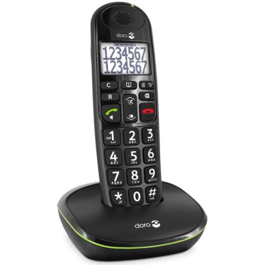 Telefono cordless Doro PhoneEasy 110 Dect Nero