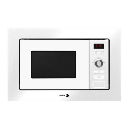 Fagor 3MWB-20CEGB Microondas Integrable con Grill 20L 800W Blanco