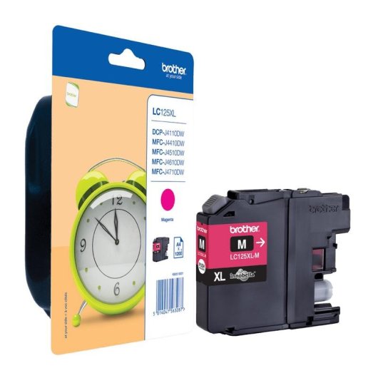 Cartucho de Tinta Brother LC125XL Magenta Original
