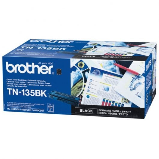 Brother TN135BK Cartouche de toner 1 pièce(s) Original Noir