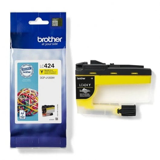 Cartucho de Tinta Original Brother LC424Y Amarillo