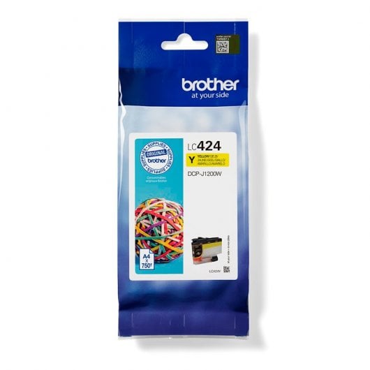 Cartucho de Tinta Original Brother LC424Y Amarillo