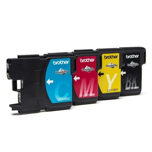Brother Original Tintenpatronen LC1100VALBP Multipack Schwarz/Cyan/Magenta/Gelb