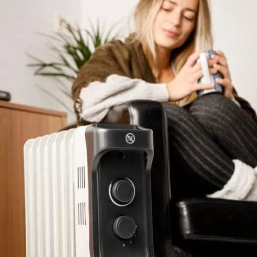 Radiateur à Huile Taurus Dakar 1500 1500W 7 Éléments Protection Antibasculement