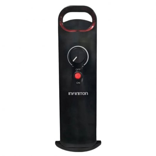 Infiniton Mini HORMN10 Radiador de Aceite  6 Elementos 900W Negro