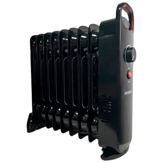 Infiniton Mini HORMN10 Radiador de Aceite  6 Elementos 900W Negro