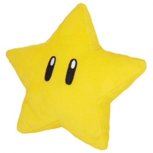 Sherwood Media Super Mario Plüsch Super Star 18cm