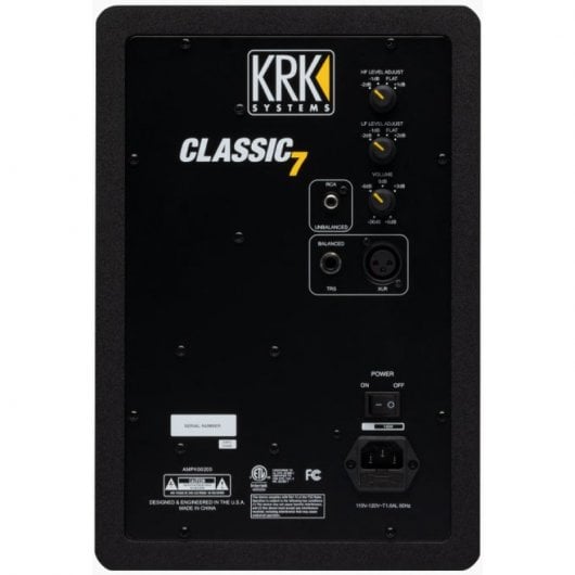 KRK Classic 7 Monitor Autoamplificado Serie RoKit 7" con 73W
