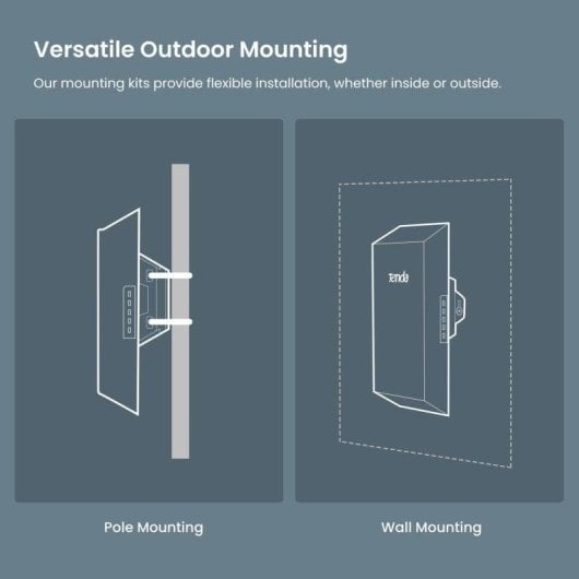 WLAN Access Point Tenda O1 2.4GHz 8dBi IP64 PoE Outdoor Weiß
