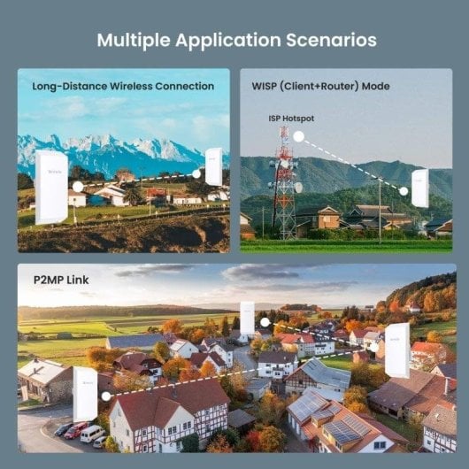 WLAN Access Point Tenda O1 2.4GHz 8dBi IP64 PoE Outdoor Weiß