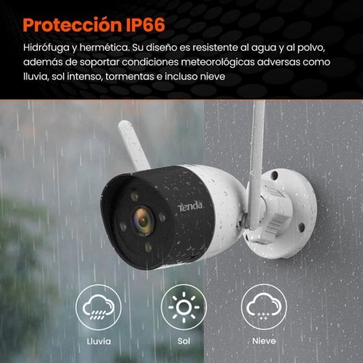 Tenda k4w-3tc Kit de Seguridad de Vídeo HD Inalámbrico de 4 Canales