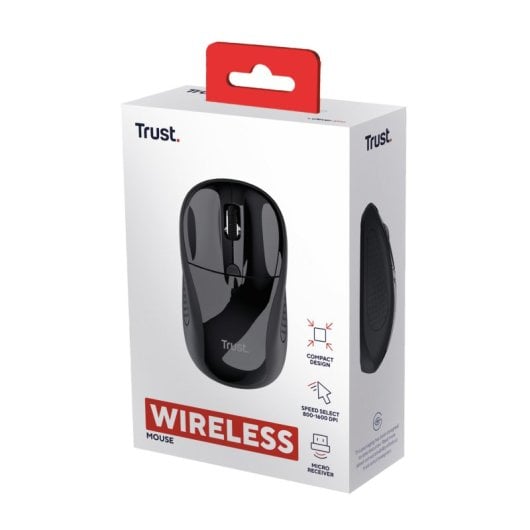 Mouse wireless Trust Wireless Mini 1600 DPI Nero
