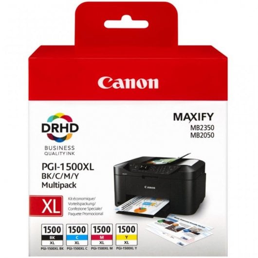 Canon Cartucce d'inchiostro a resa elevata Multipack BK/C/M/Y PGI-1500XL