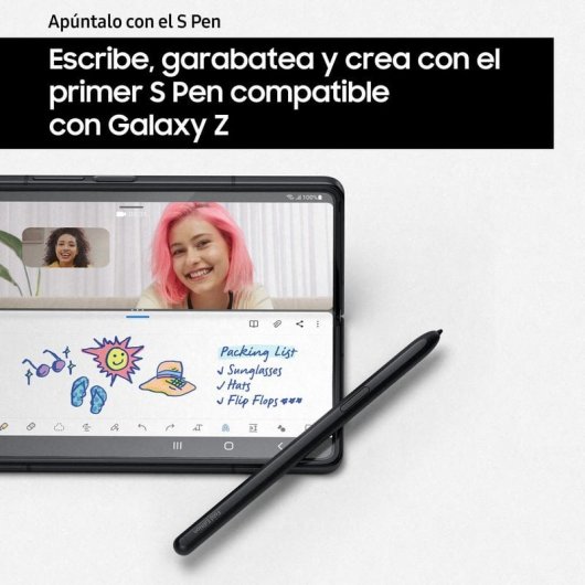 Samsung Galaxy Z Fold3 5G SM-F926B 19,3 cm (7.6") Double SIM Android 11 USB Type-C 12 Go 512 Go 4400 mAh Noir