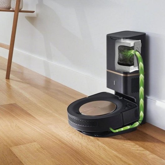 Aspirador Robô iRobot Roomba S9+ Com Esvaziamento Automatico Navegação Inteligente Potência Avançada Controlo por Voz