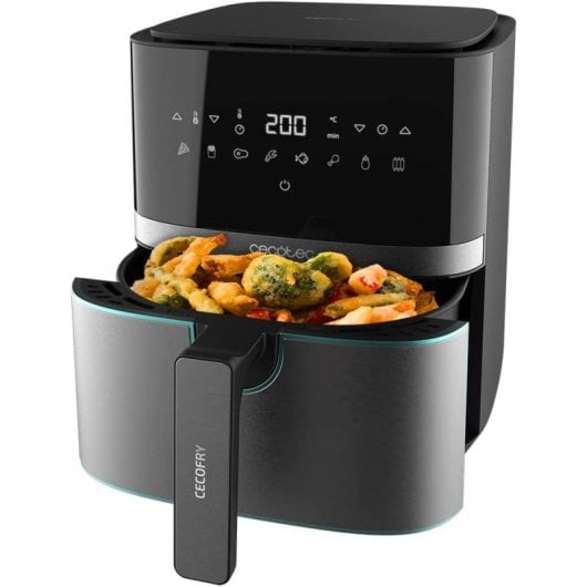 Freidora dietética Cecofry Full InoxBlack 5500 Pro Freidora sin Aceite 5.5L 1700W