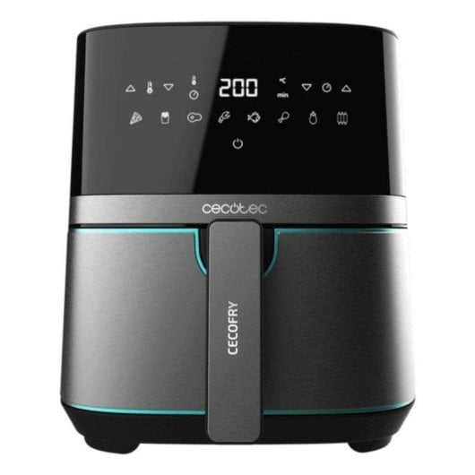 Friteuse sans Huile Cecotec Cecofry Full InoxBlack 5500 Pro 5.5L 1700W avec 8 Programmes