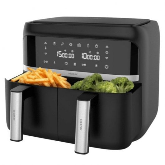Freidora de aire Cecofry Advance Double Freidora sin Aceite 9L 2850W