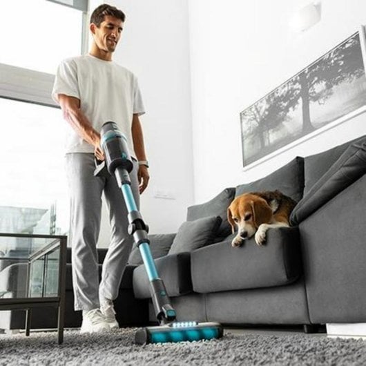 Aspiradora sin cable Cecotec Conga RockStar 2500 Titanium ErgoWet 680W Autonomía 90 min Pantalla digital