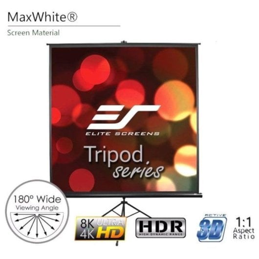Schermo di proiezione Elite Screens Tripod 100" 16:9 portatile manuale 4K HDR