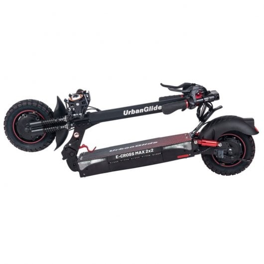 Urbanglide E-CROSS MAX 2X2 trottinette électrique 25 km/h Noir 17,5 Ah