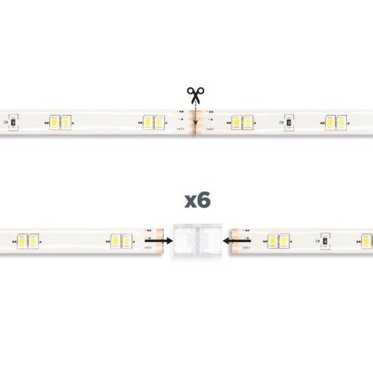 Ksix Tira LED Smart CCT 5m WiFi com Telecomando