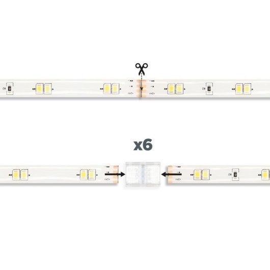 Ksix Tira LED Smart CCT 5m WiFi com Telecomando