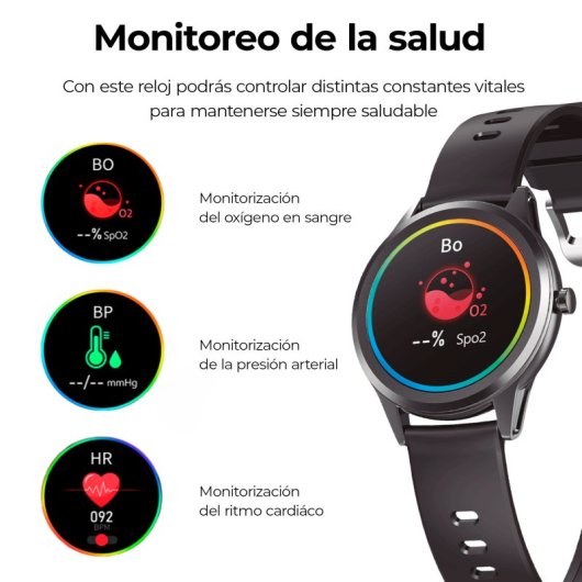 Montre connectée Ksix Globe rose