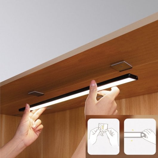 Bande LED Ksix Sophia 150 Lumens avec Détecteur de Mouvement et Batterie 30cm Blanc