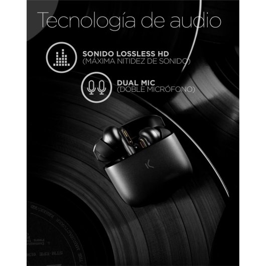 Écouteurs Bluetooth Ksix Spark Rose