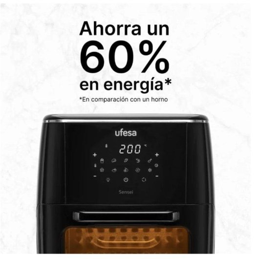 Fritadeira de Ar Ufesa Sensei 12L 1700W com 10 Programas