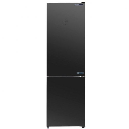 Infiniton FGC-228BG Frigorífico Combi E Cristal Negro