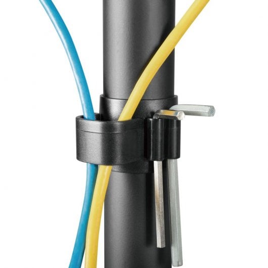 Kimex 015-1623 Support de table pour 3 PC 13'' à 27'' VESA 100x100 Max 7Kg