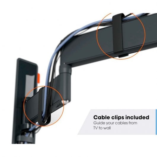 Vogel's TVM 3643 Soporte de Pared Giratorio/Inclinable para TV 40"-77" VESA 600x400 Máx 35Kg