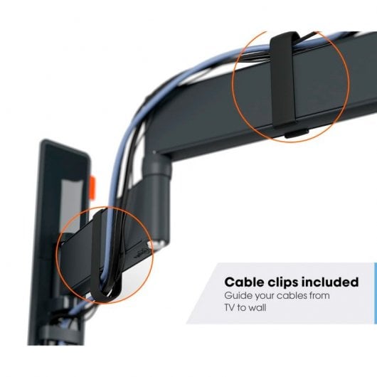 Vogel's TVM 3463 Soporte de Pared Giratorio/Inclinable para TV 32"-65" VESA 400x400 Máx 25Kg