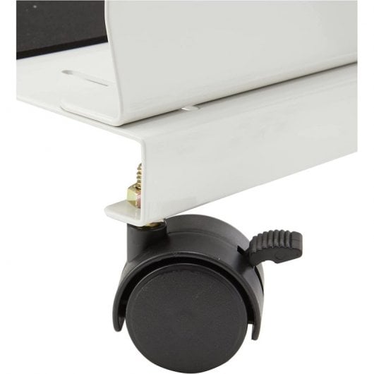 Roline Soporte para CPU con Ruedas Blanco