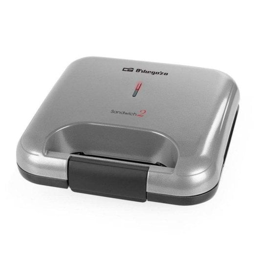 Orbegozo SW 4200 Sandwich Maker 800W, 4 Toast, Piastre Antiaderenti